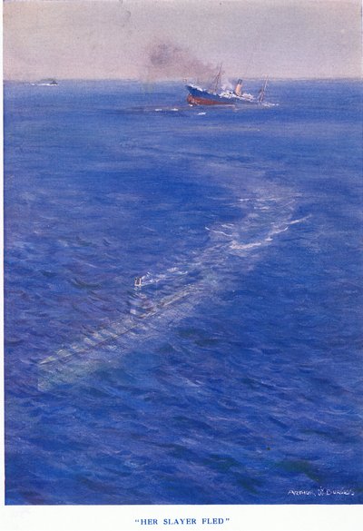 Ihr Mörder floh, aus Cassells Geschichte des britischen Volkes veröffentlicht von der Waverley Book Company Limited, ca. 1940 von Arthur C. Burgess