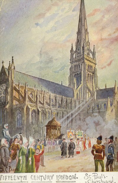 London im 15. Jahrhundert - St. Paul