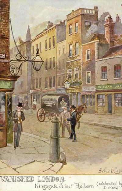 Verschwundenes London - Kingsgate Street, Holborn (berühmt durch Dickens) von Arthur Charles Payne
