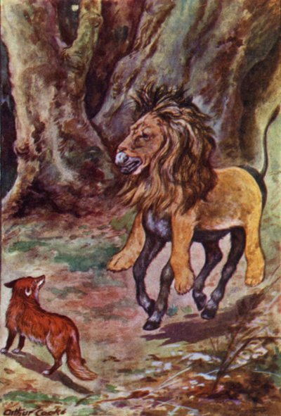 Äsops Fabeln: Der Esel in der Löwenhaut von Arthur Claude Cooke