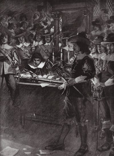 Strafford übergibt sein Schwert im Unterhaus von Arthur David (after) McCormick