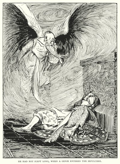 Er hatte nicht lange geschlafen, als ein Geist das Grab betrat von Arthur David McCormick