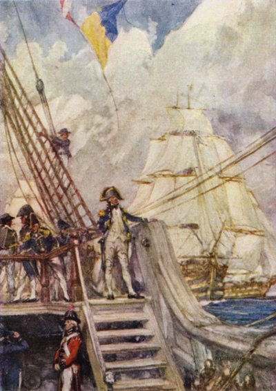 Nelson auf der Jagd nach der französischen Flotte von Arthur David McCormick