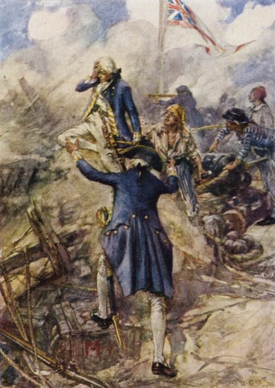 Nelson verliert ein Auge bei Calvi von Arthur David McCormick
