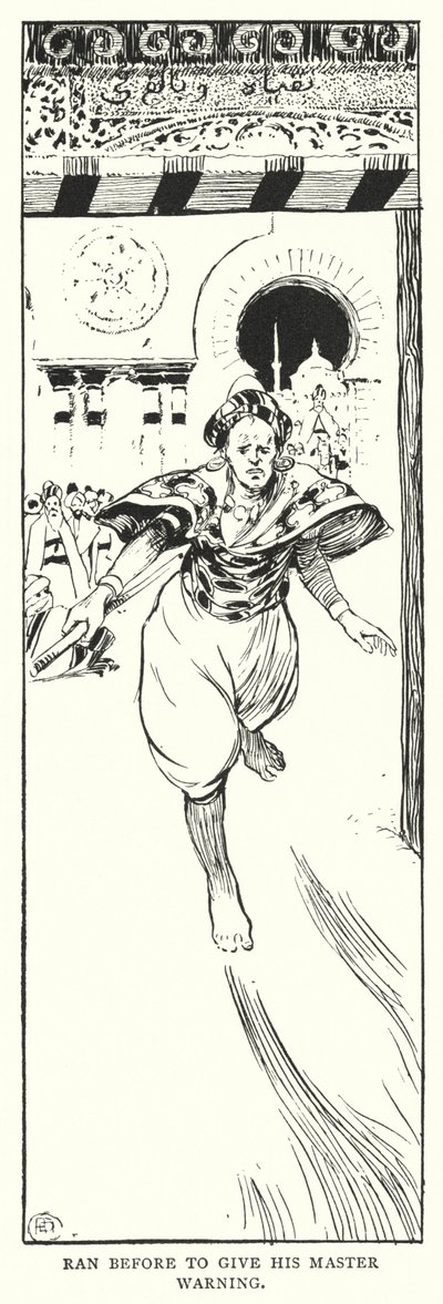 Er rannte voraus, um seinen Herrn zu warnen von Arthur David McCormick