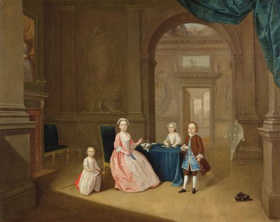 Porträt einer Gruppe von Kindern, um 1743 von Arthur Devis