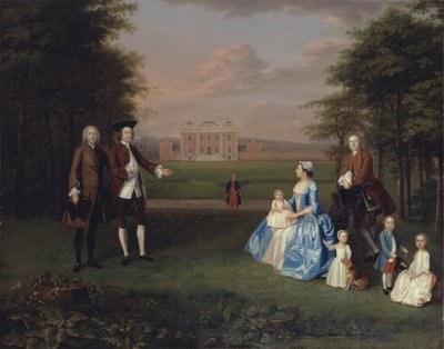 Robert Gwillym von Atherton und seine Familie von Arthur Devis