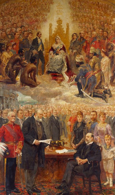 Eine Allegorie des Britischen Empire von Arthur Drummond