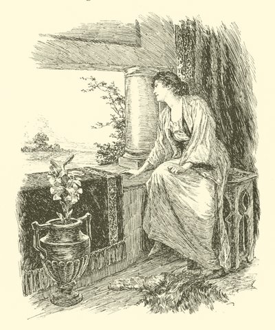 Die Abenteuer von Sir Artegall, Das Haus der List (Gravur) von Arthur George Walker