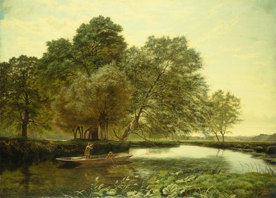 Angeln an einem Sommernachmittag von Arthur Gilbert