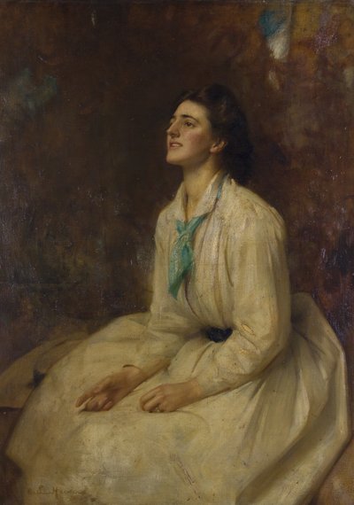 Die Feldlerche von Arthur Hacker
