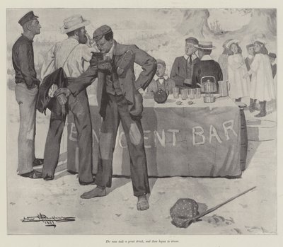 Die wohlwollende Bar, von E. Nesbit von Arthur Herbert Buckland