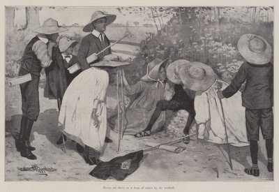 Die Canterbury-Pilger, von E. Nesbit von Arthur Herbert Buckland