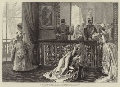 Ein Salon im Buckingham Palace von Arthur Hopkins