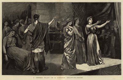 Ein griechisches Schauspiel in einem Londoner Salon von Arthur Hopkins