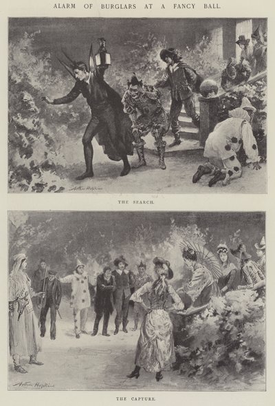 Alarm vor Einbrechern auf einem Kostümball von Arthur Hopkins