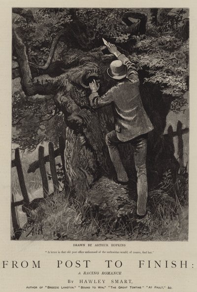 Von Post zu Ziel, eine Rennromanze von Arthur Hopkins