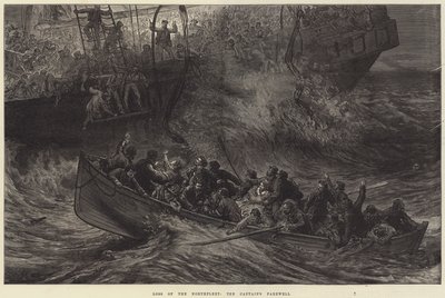 Verlust der Northfleet, der Abschied des Kapitäns von Arthur Hopkins