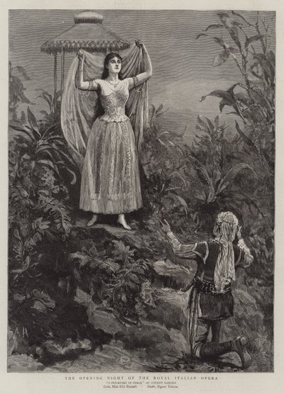 Die Eröffnungsnacht der Royal Italian Opera von Arthur Hopkins
