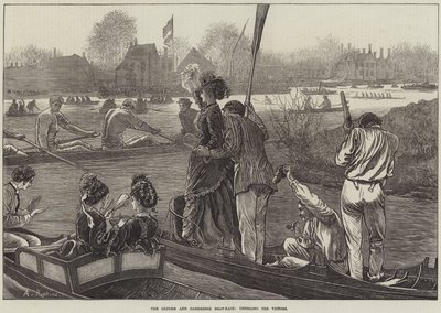 Das Oxford- und Cambridge-Bootsrennen, Jubel der Sieger von Arthur Hopkins