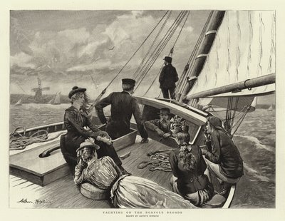 Segeln auf den Norfolk Broads von Arthur Hopkins