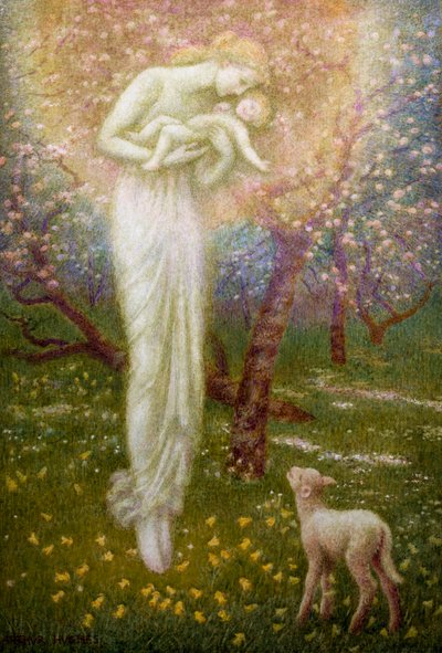 Kleines Lamm, wer hat dich erschaffen? von Arthur Hughes