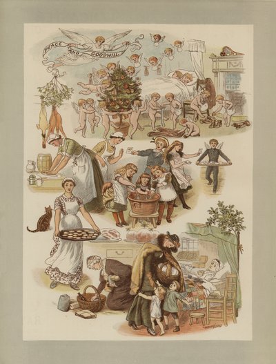 Frieden und Wohlwollen von Arthur Hughes