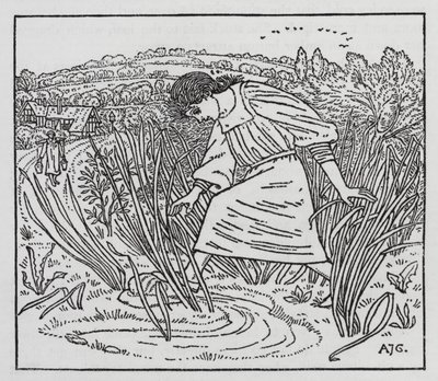 Hans Christian Andersen: Das Mädchen, das auf das Brot trat von Arthur Joseph Gaskin