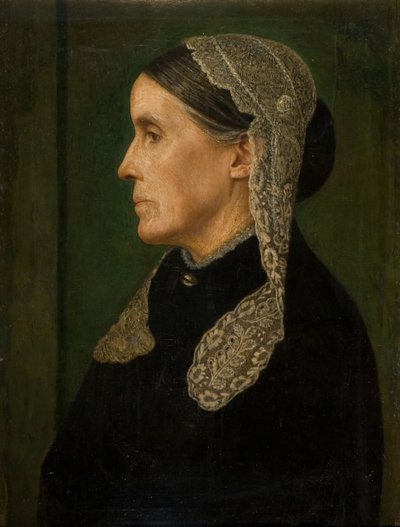 Porträt von Mrs. Henry Gaskin, Mutter des Künstlers, 1888 von Arthur Joseph Gaskin