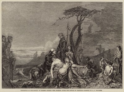 Der Morgen nach der Schlacht von Hastings von Arthur Joseph Woolmer
