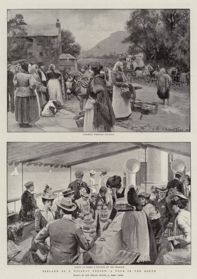 Irland als Ferienort, eine Tour im Süden von Arthur Kemp Tebby