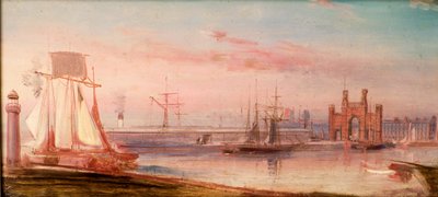 Earl Grey Dock, mit Schiff 