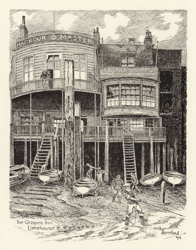 The Grapes Inn, Limehouse von Arthur Moreland