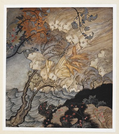 AKT III: Szene II, Zeile 147 ... und manchmal eine Stimme von Arthur Rackham