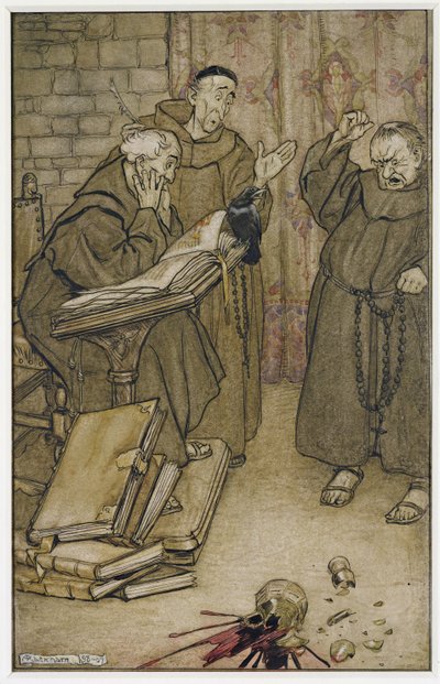 Wenn jemand log oder wenn jemand fluchte von Arthur Rackham