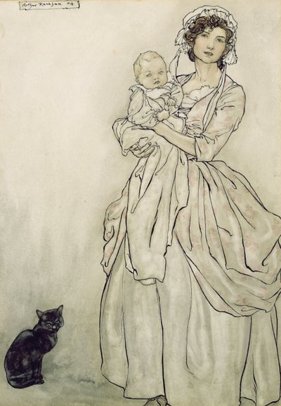 Rips Tochter und Enkelkind, 1904 von Arthur Rackham
