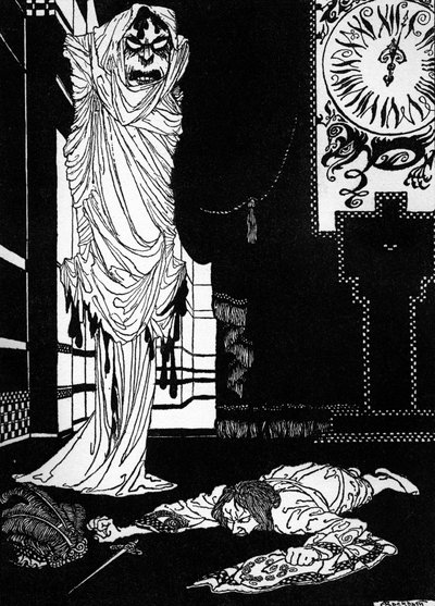 Die Maske des Roten Todes von Edgar Allan Poe von Arthur Rackham