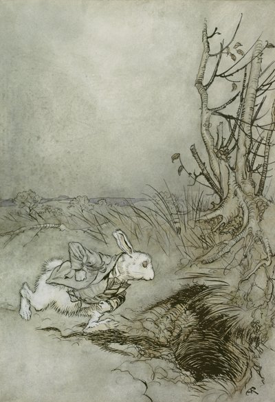 Das weiße Kaninchen, Illustration aus 