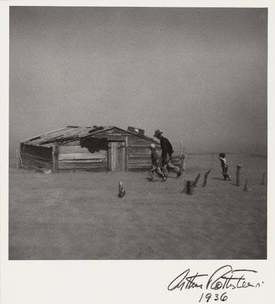 Landschaft mit Haus von Arthur Rothstein