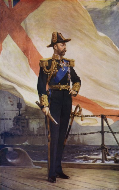 König Georg V. in Marineuniform von Arthur Stockdale Cope