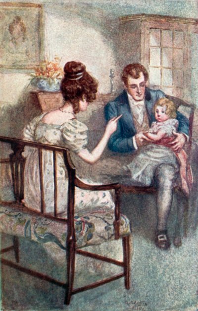 Illustration für Emma von Jane Austen von Arthur Wallis Mills