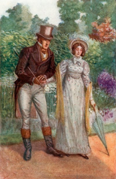 Illustration für Emma von Jane Austen von Arthur Wallis Mills