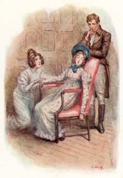 Illustration für Emma von Jane Austen von Arthur Wallis Mills
