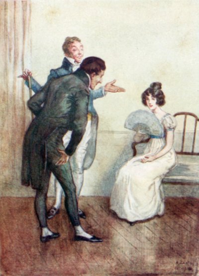 Illustration für Northanger Abbey von Jane Austen von Arthur Wallis Mills