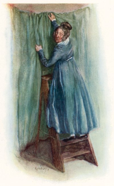 Illustration für Northanger Abbey von Jane Austen von Arthur Wallis Mills