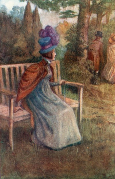 Illustration für Northanger Abbey von Jane Austen von Arthur Wallis Mills