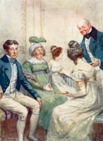 Illustration für Überredung von Jane Austen von Arthur Wallis Mills