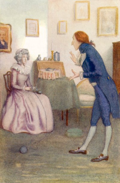 Illustration für Stolz und Vorurteil von Jane Austen von Arthur Wallis Mills