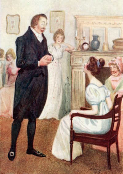 Illustration für Stolz und Vorurteil von Jane Austen von Arthur Wallis Mills
