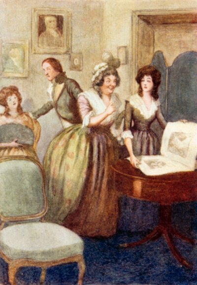 Illustration für Stolz und Vorurteil von Jane Austen von Arthur Wallis Mills